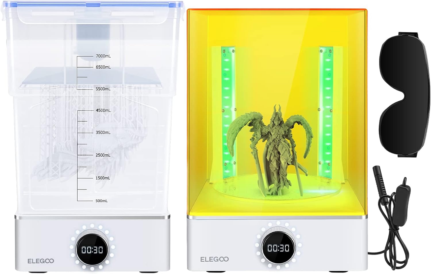 ELEGOO Mercury XS Bundle Wash and Cure Station for 3D Printers