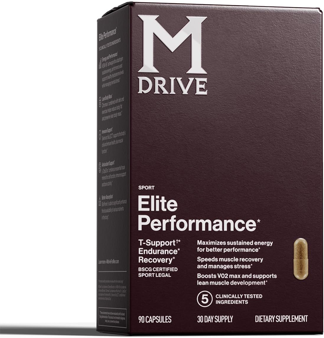 Mdrive Elite Testosterone Booster for Men - Supports Energy and Health