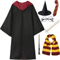 Wizard Costume for Kids & Teens - Deluxe Robe Cosplay Set