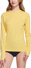 TSLA Women's UPF 50+ Long Sleeve Rash Guard Swim Shirt - Quick Dry Fit