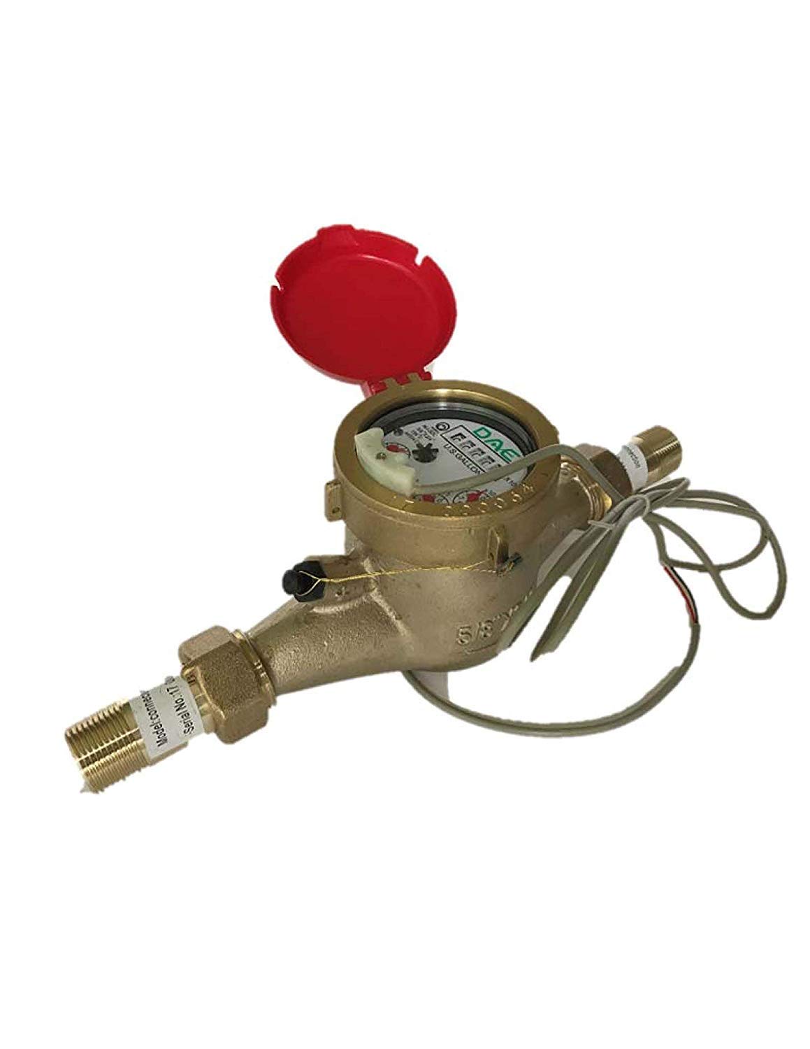 DAE MJ-75R Non Lead Hot Water Meter with Pulse Output