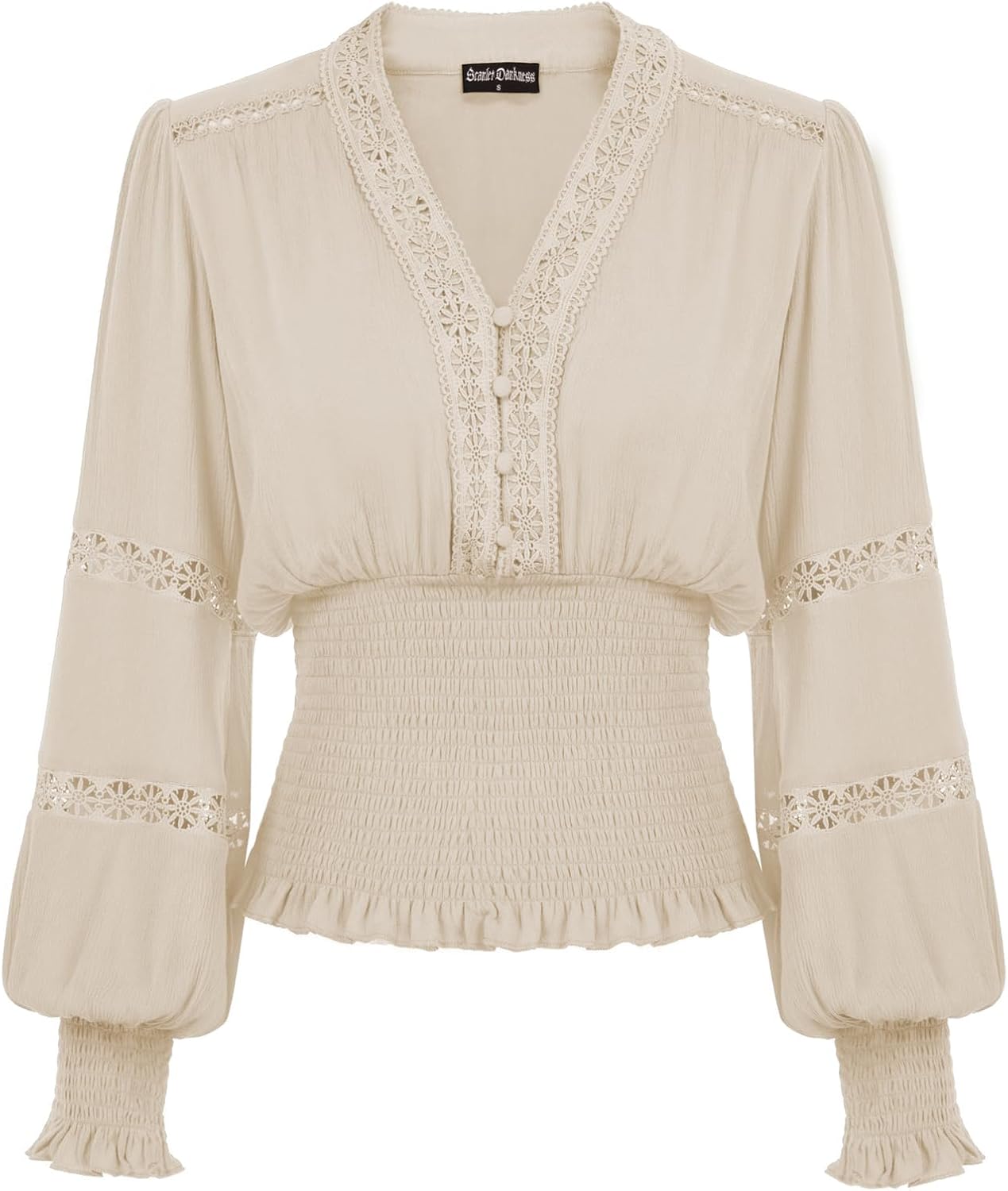 Scarlet Darkness Women's Renaissance Peasant Blouse for Chic Style