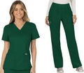 Cherokee Scrub Set For Women Modern Classic Fit Mock Wrap Top Patch