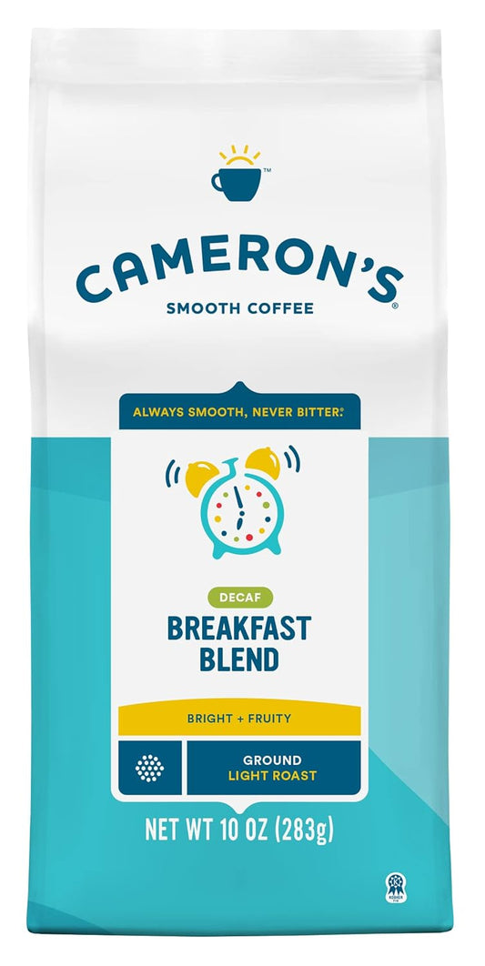 Cameron's Decaf Breakfast Blend Ground Coffee - Energize Your Mornings!