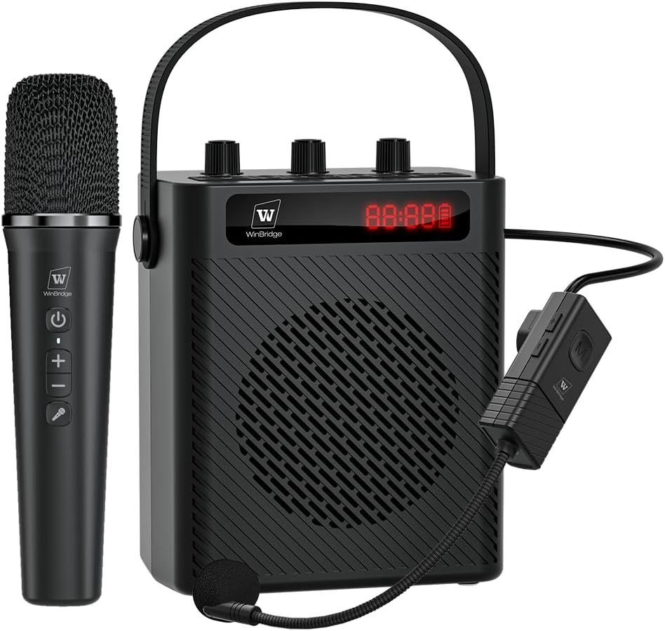 40W Bluetooth 5.3 Voice Amplifier for Teachers & Events
