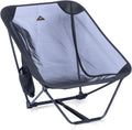 Low Ultralight Camping Folding Chair Black Mesh - Compact