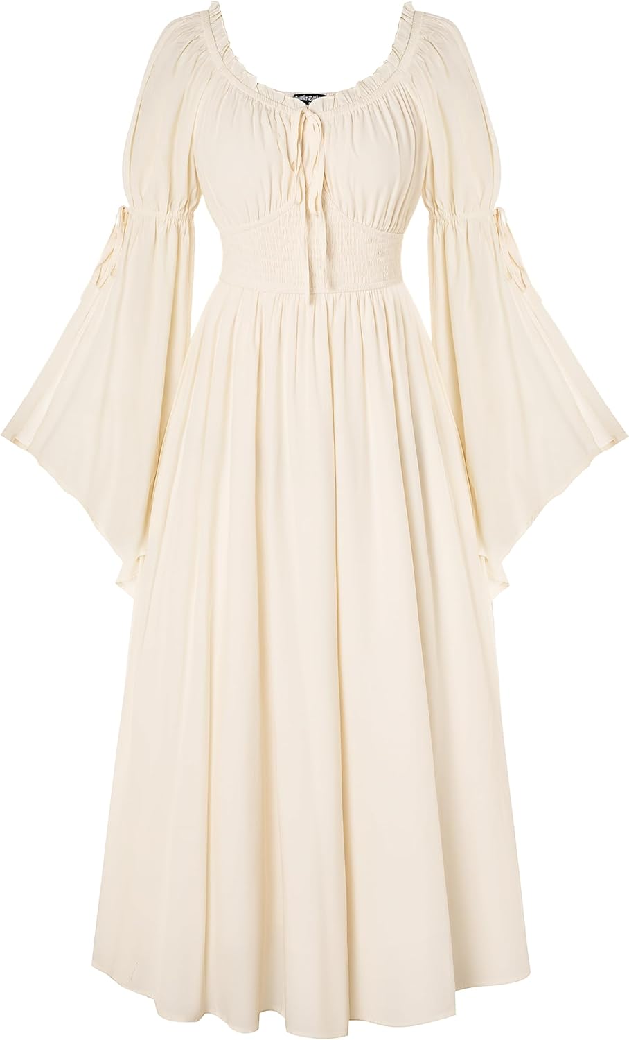 Elegant Renaissance Dress for Women with Slit Bell Sleeves
