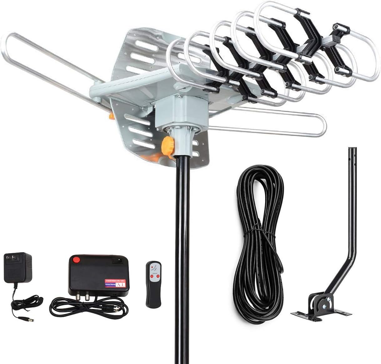 Outdoor Digital Amplified HDTV Antenna with 150 Mile Range