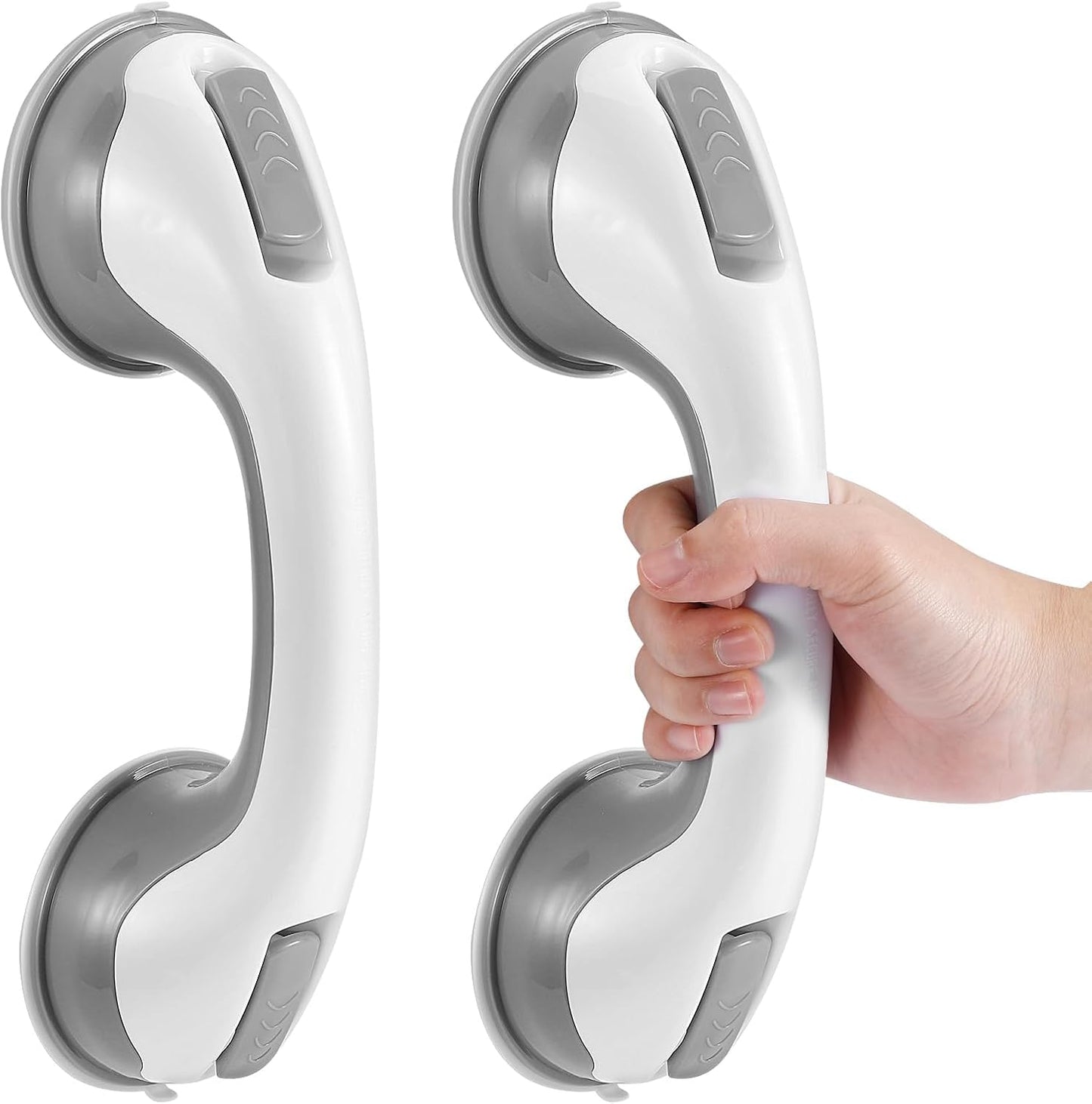 Secure Shower Grip 2 Pack - Bathroom Safety for Seniors