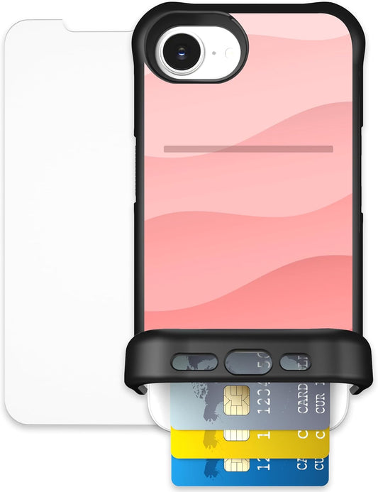 Scooch iPhone 16e Case with Card Holder and Drop Protection