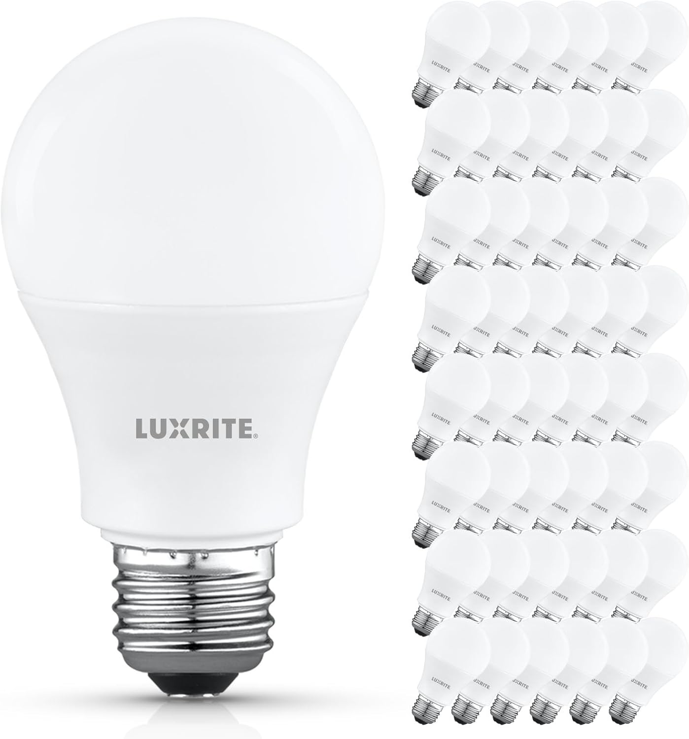 LUXRITE A19 LED Light Bulb 75 Watt Equivalent for Energy Savings