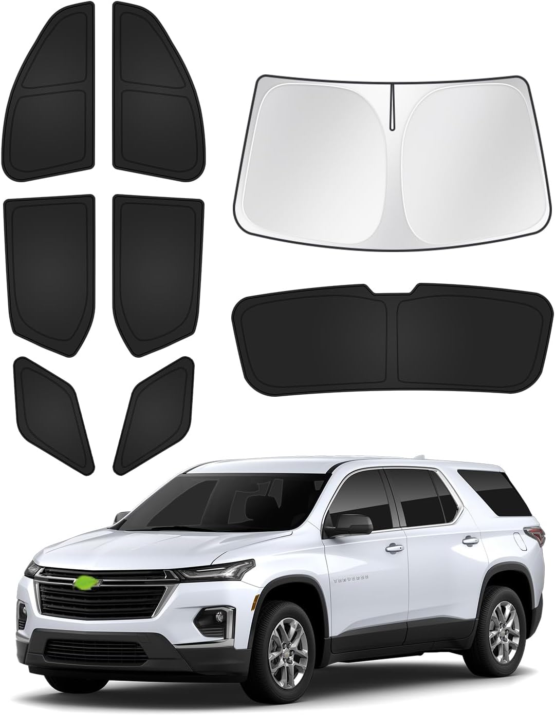 Sunshades for Chevrolet Traverse 2018-2023 - Keep Cool & Private