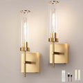 Wall Sconces Gold Battery Operated Wall Sconce - Long Battery Life