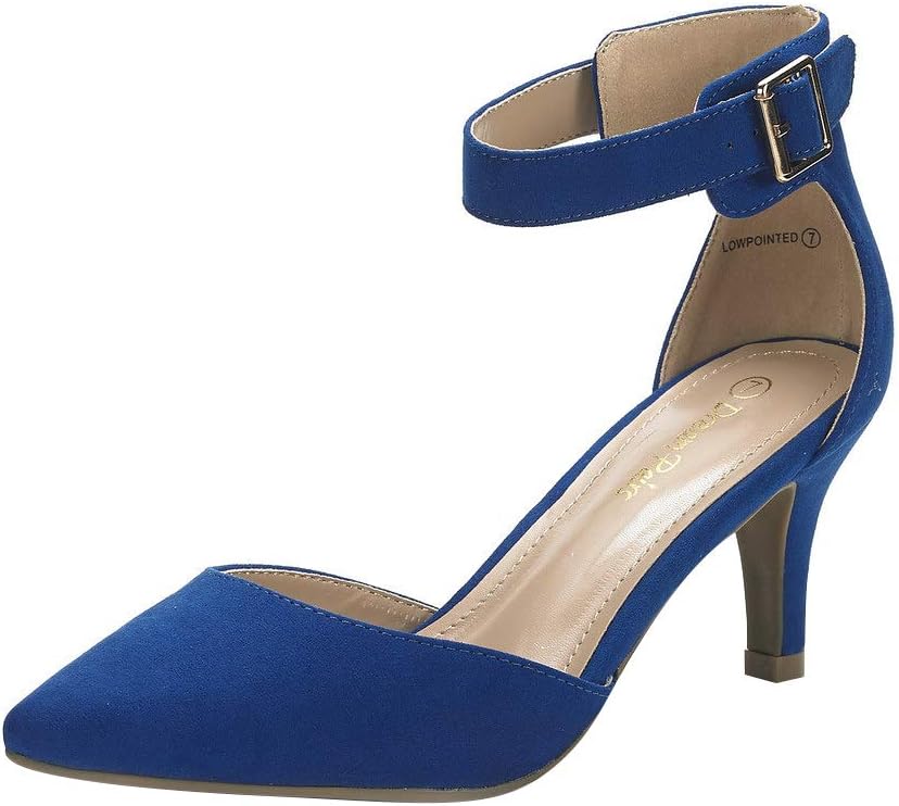 DREAM PAIRS Kitten Heel Low Heel Pumps for Women Dress Shoes