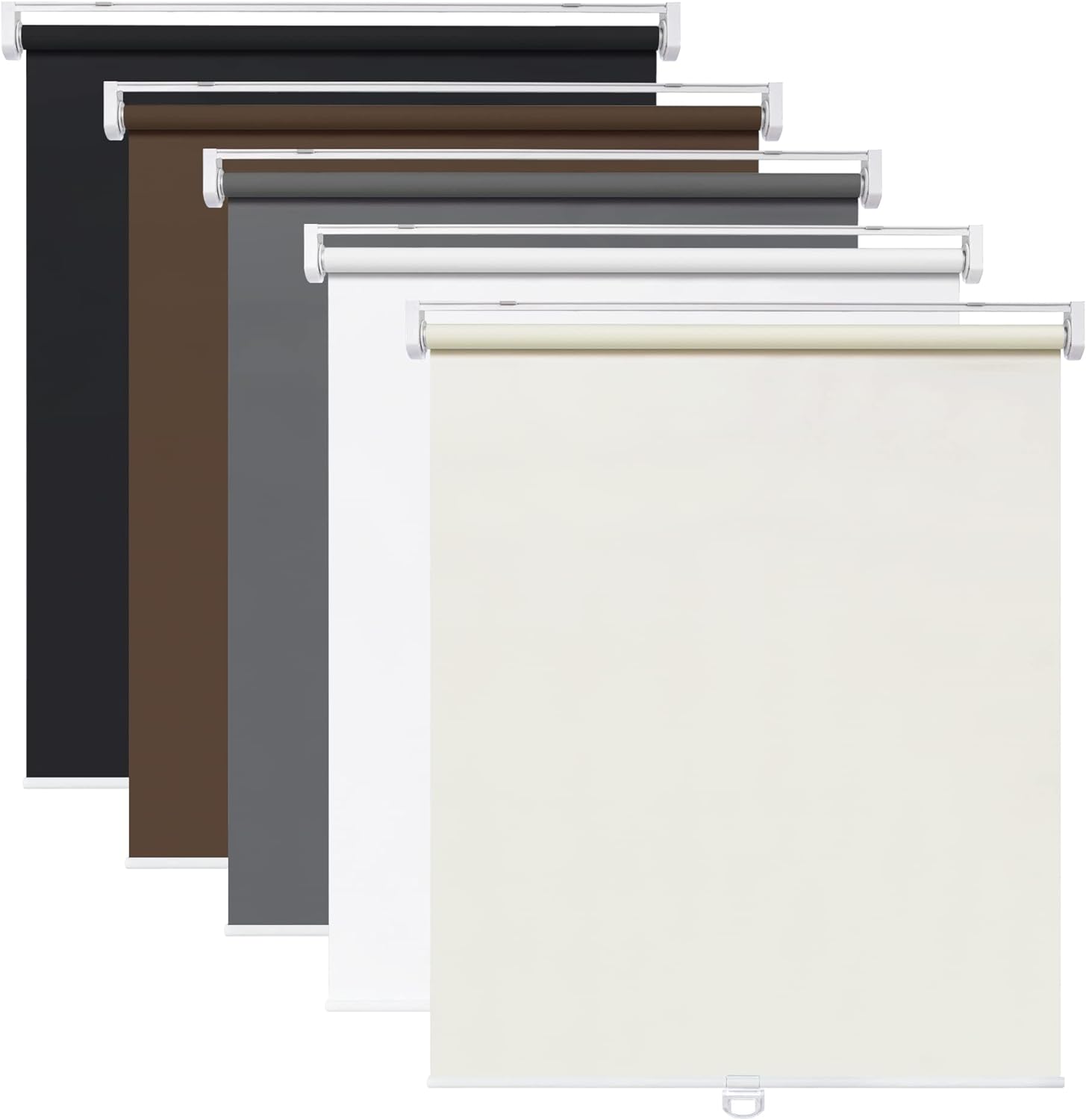 LazBlinds No Tools No Drill Cordless Roller Shades for Windows