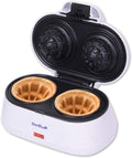 Double Waffle Bowl Maker - Double 4-in Bowl Waffles Fast