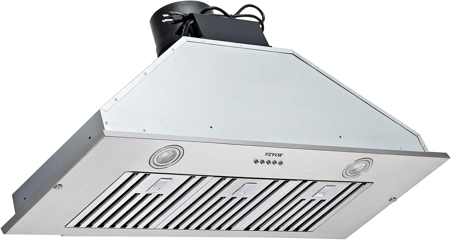 VEVOR 36 Inch Stainless Steel Insert Range Hood with 800CFM Power