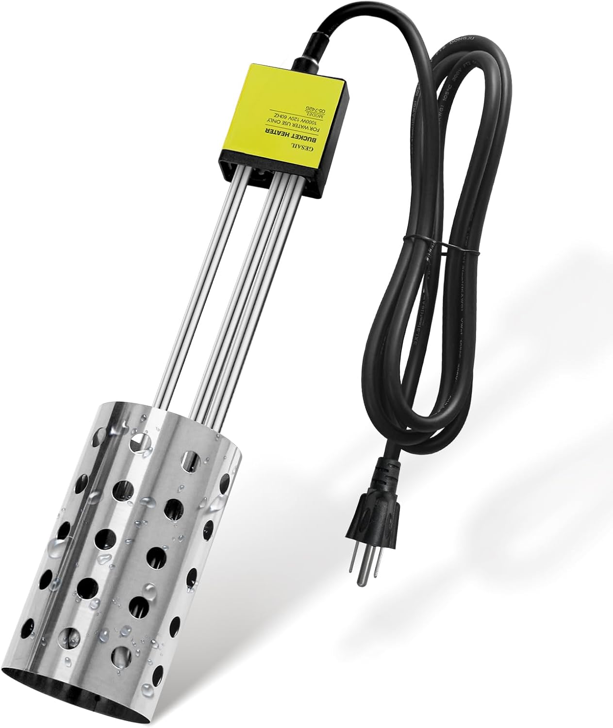 GESAIL 1500W Bucket Heater: Fast 5-Gallon Water Heating