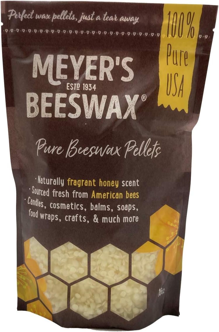 Pure USA Beeswax Pellets by Meyer's: Additive-Free DIY Bliss
