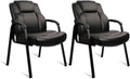 CLATINA Big & Tall 500 lb Guest Chair 2 Pack - Heavy Duty Comfort