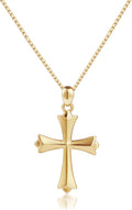 Sterling Silver Cross Necklace for Women 925 - Classic Handcrafted