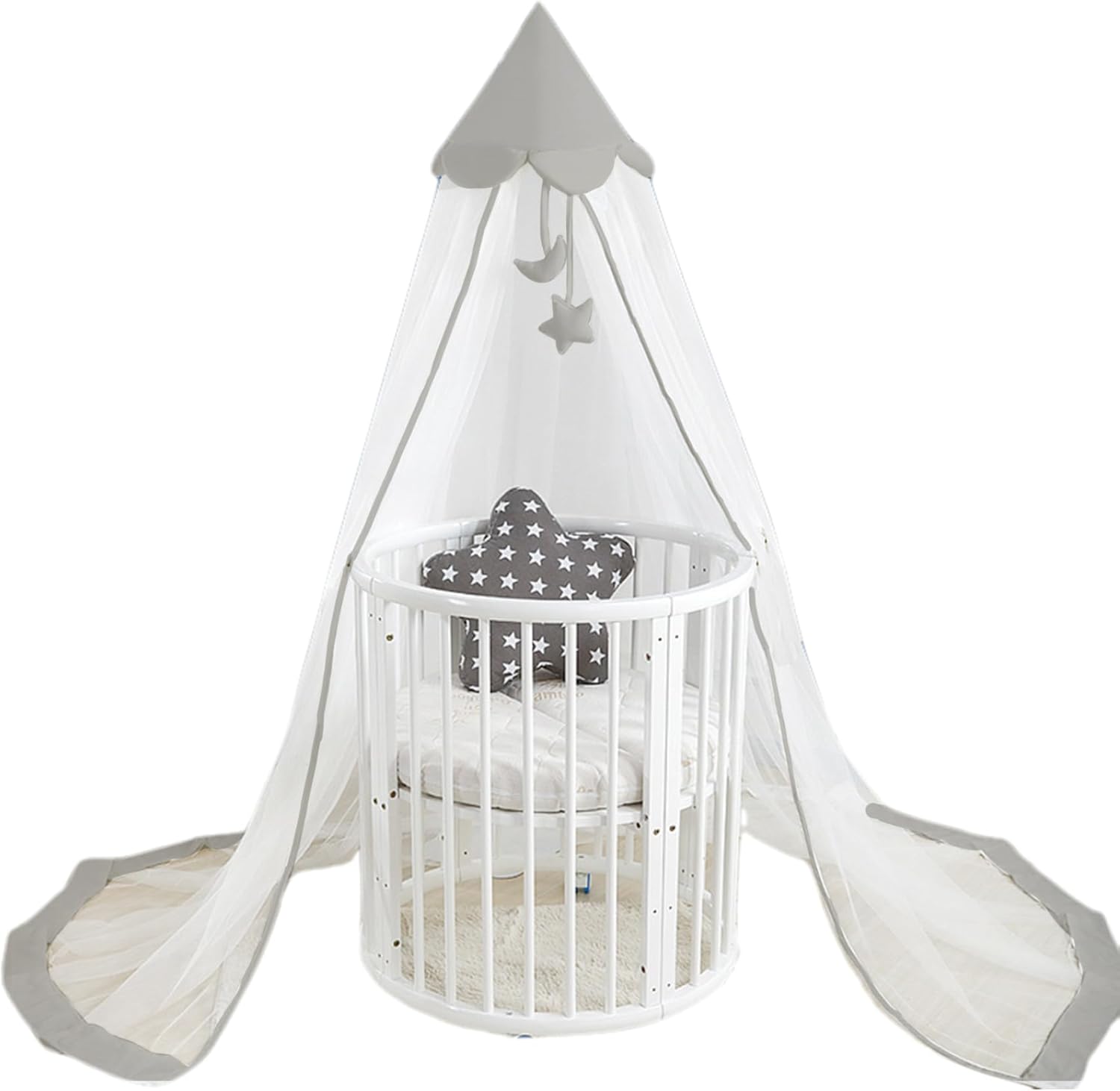 Breathable Mesh Crib Canopy - Keep Baby Safe in Style!