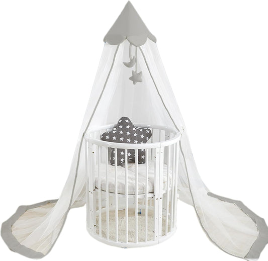 Breathable Mesh Crib Canopy - Keep Baby Safe in Style!