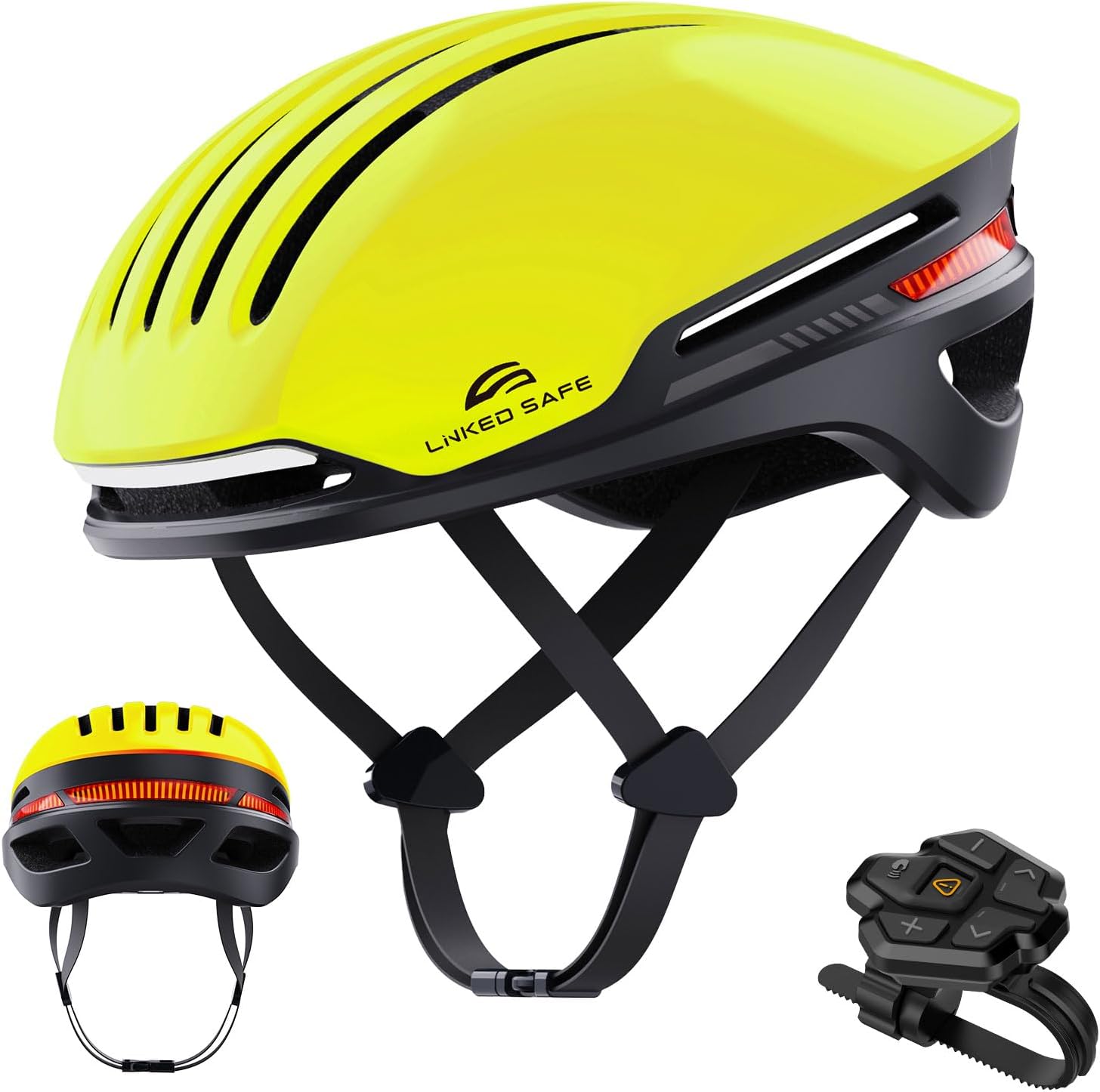 Smart Bike Helmet with Bluetooth and LED Signals for Safety