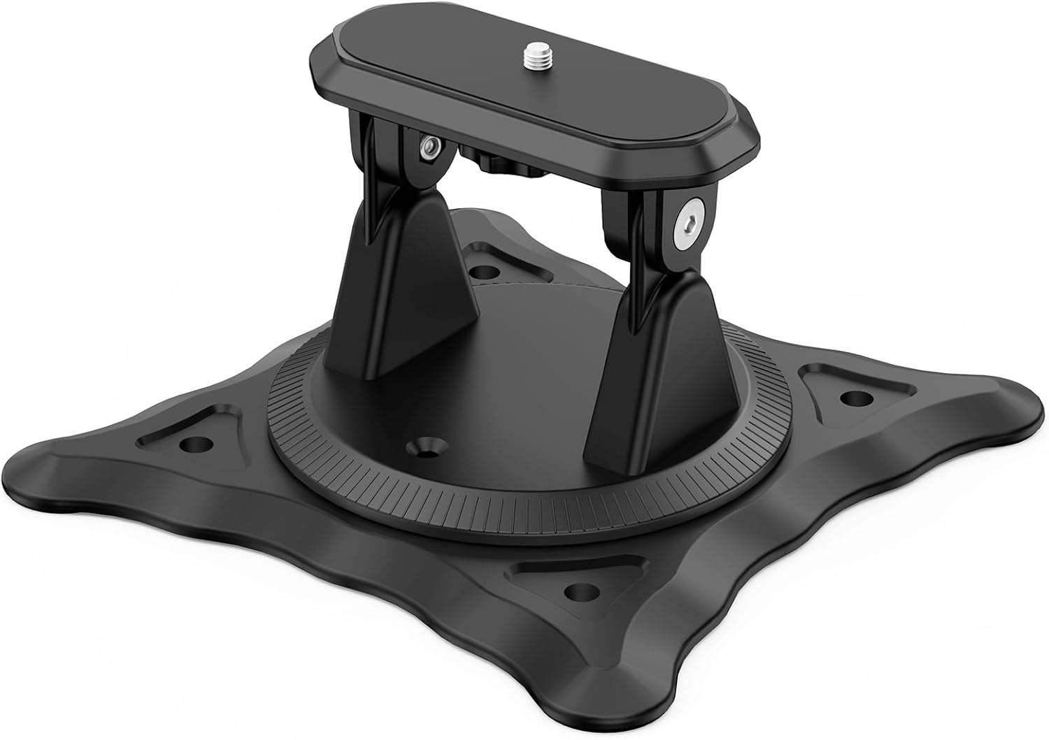 360 Rotating Projector Stand for Easy Setup - Lightweight 240g - Black