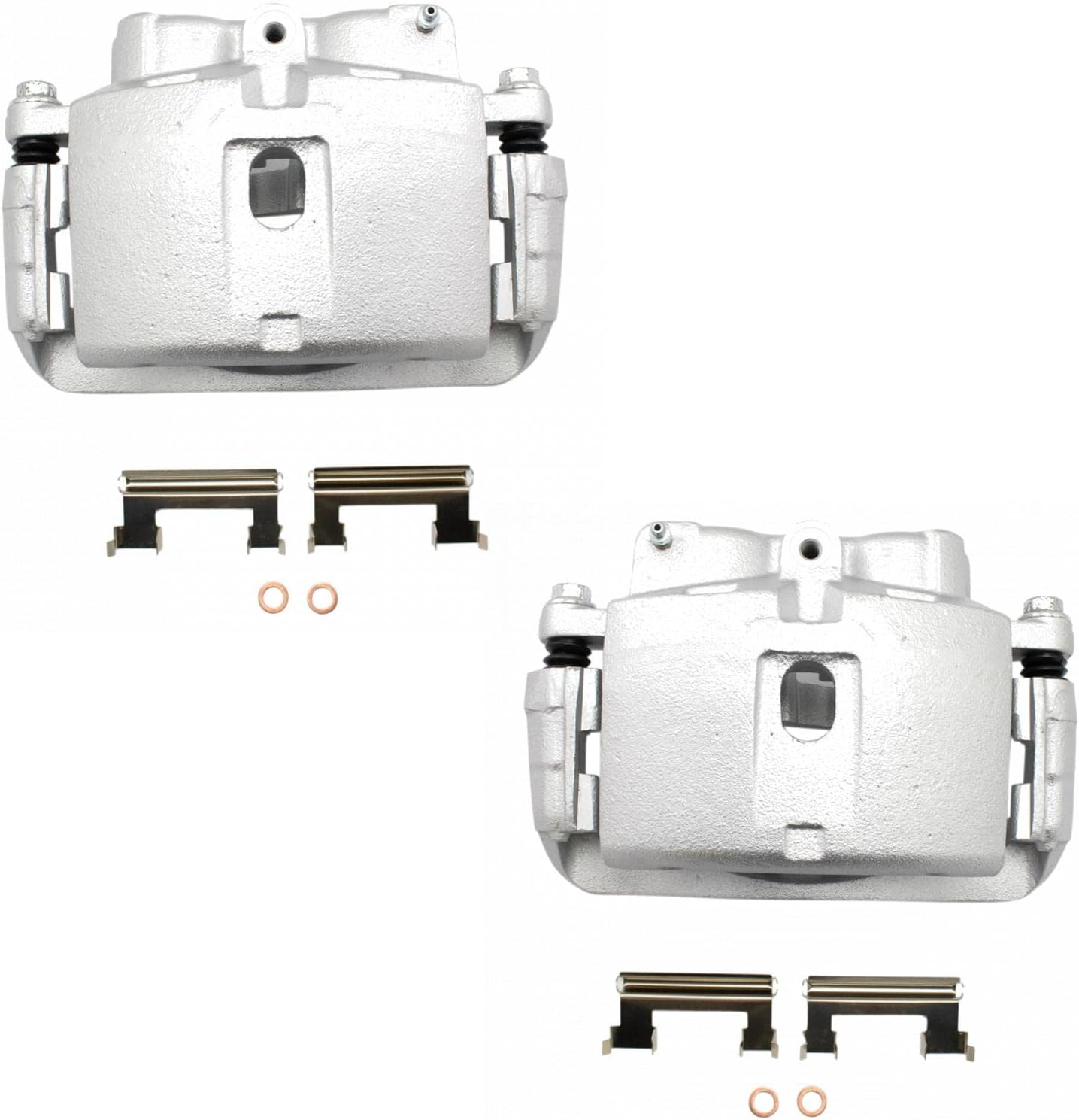 TRQ Front Brake Caliper Set for Cadillac Chevrolet GMC Hummer