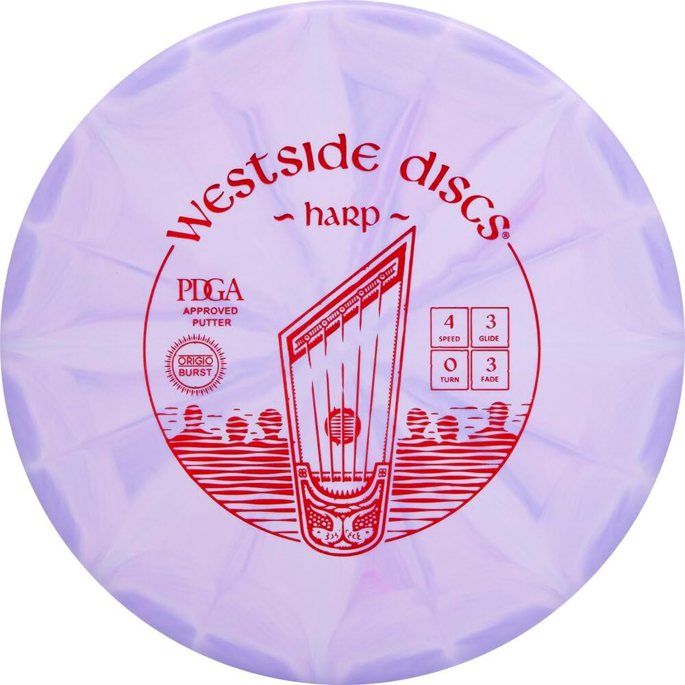 Premium Origio Burst Harp Disc Golf Putter - 170g+