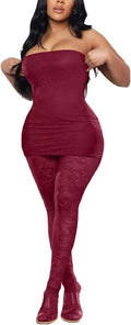 Stylish Kafiloe 3 Piece Lace Outfit for Women's Night Out