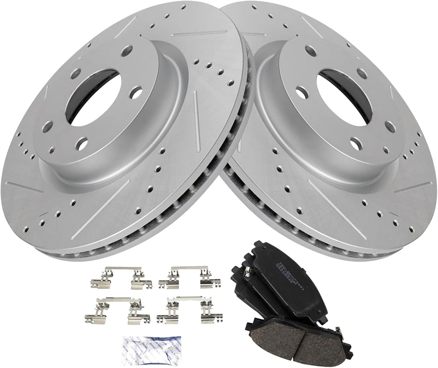 TRQ Front Performance Brake Pad & Rotor Kit for Mazda 3 & CX-3