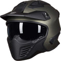 Open Face Motorcycle 3/4 Half Helmet for Dirt Bike and Scooter - Safe