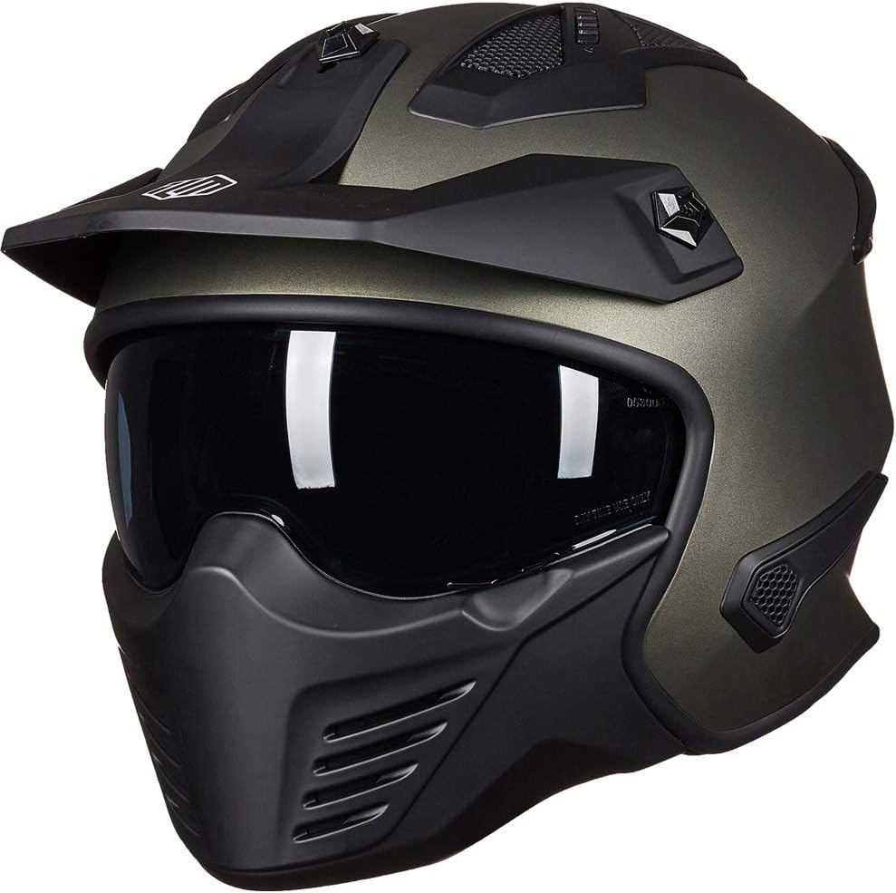 ILM Open Face Motorcycle Helmet for Dirt Bike and ATV Riders