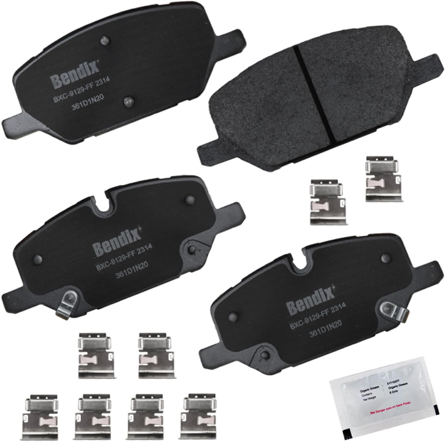Bendix Priority1 CFC2314 Ceramic Brake Pads for Buick Envision