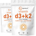 Vitamin D3 5,000 IU + K2 MK-7 100 mcg Softgels - Bone & Heart Support