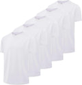 Boys 5-Pack Active Athletic Performance T Shirts - Cooling Wicking