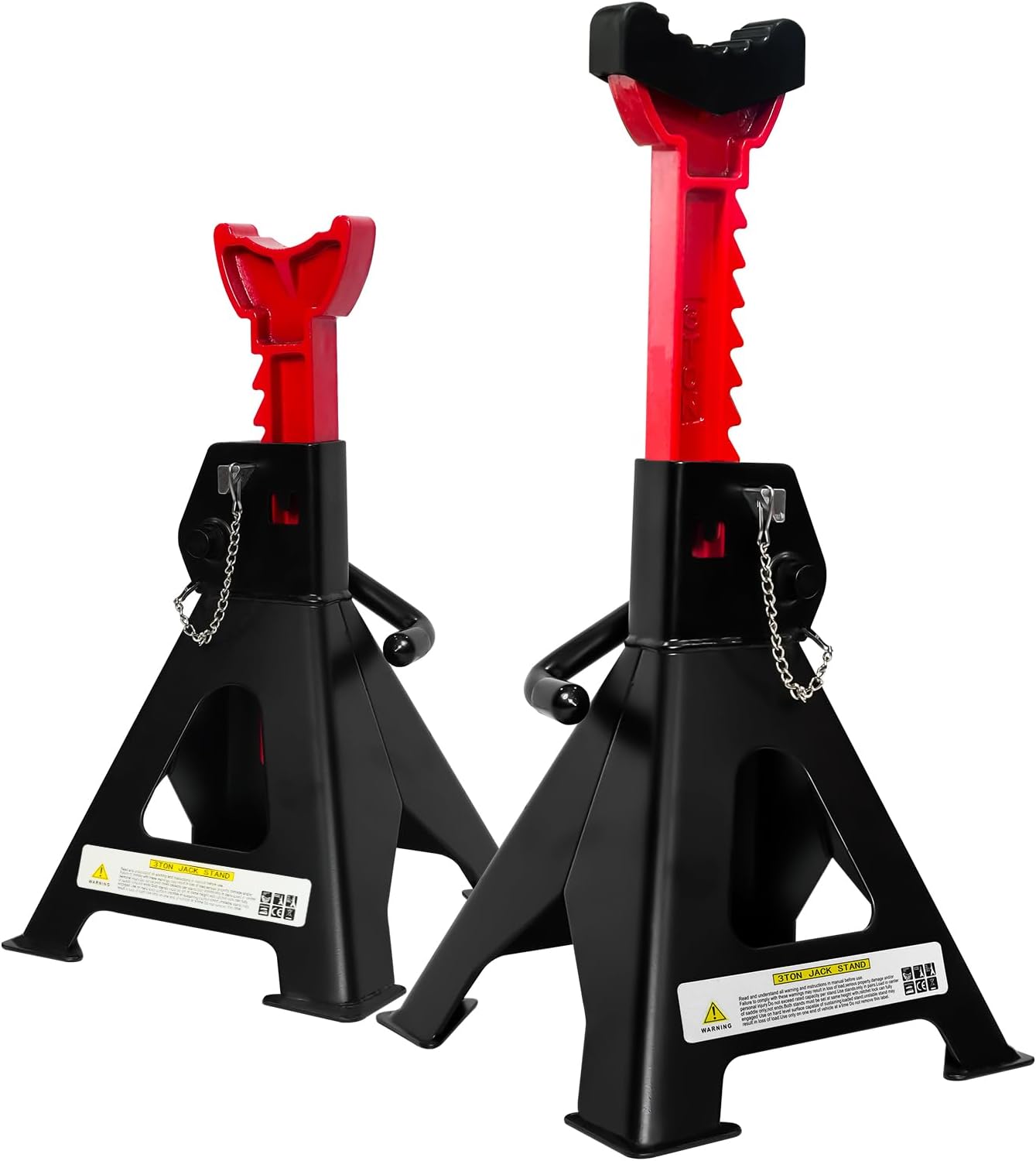 3 Ton Jack Stands with Double Pin Locking for Safe Lifting