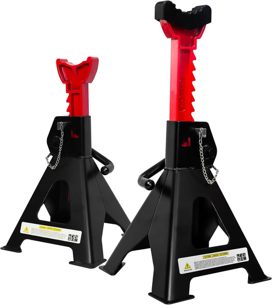 3 Ton Jack Stands with Double Pin Locking for Safe Lifting