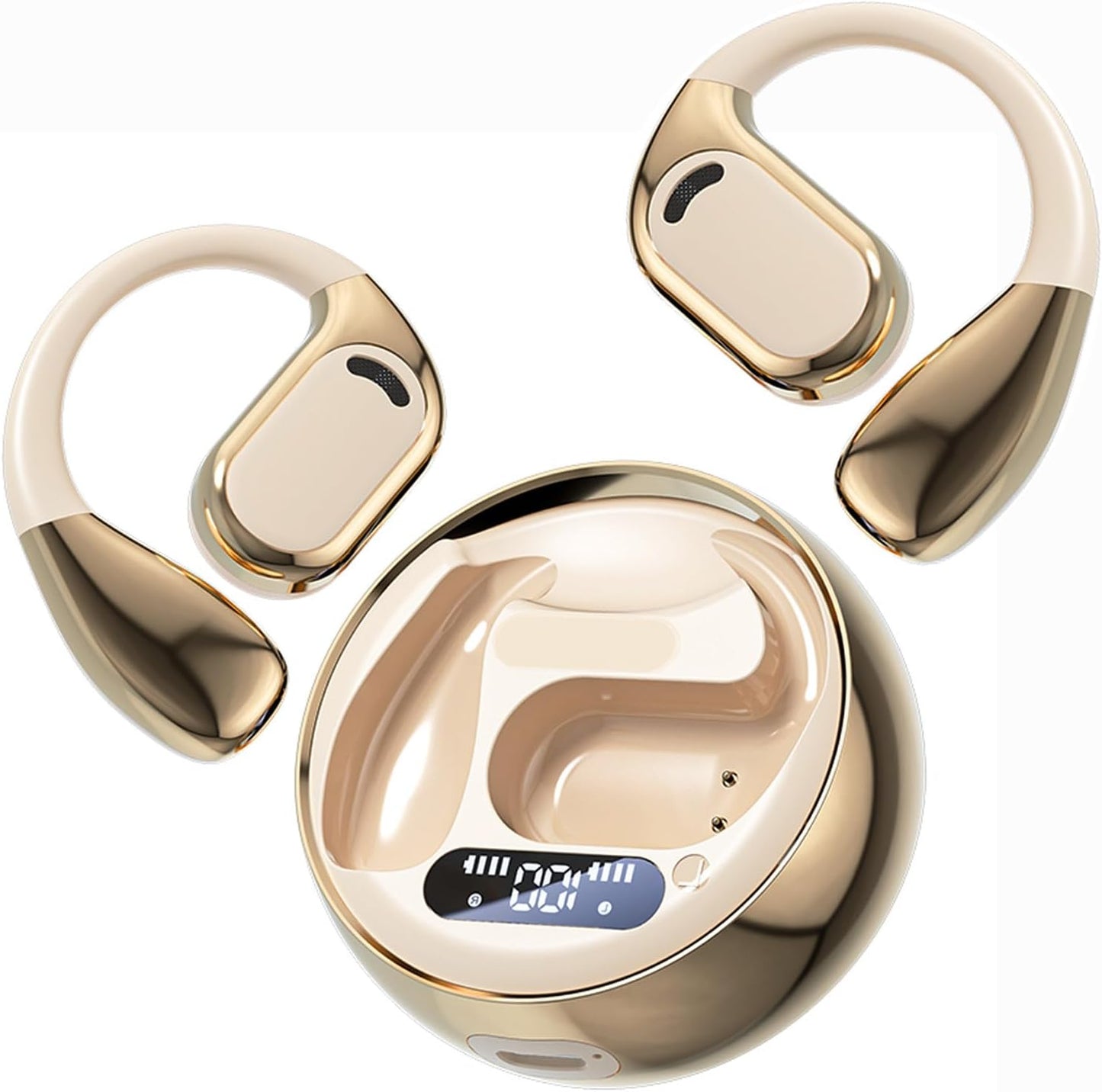 Real Time Language Translator Earbuds - Gold