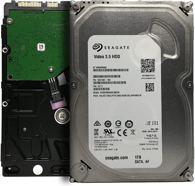 Seagate Video 3.5 HDD Internal Hard Drive - 1000GB Capacity