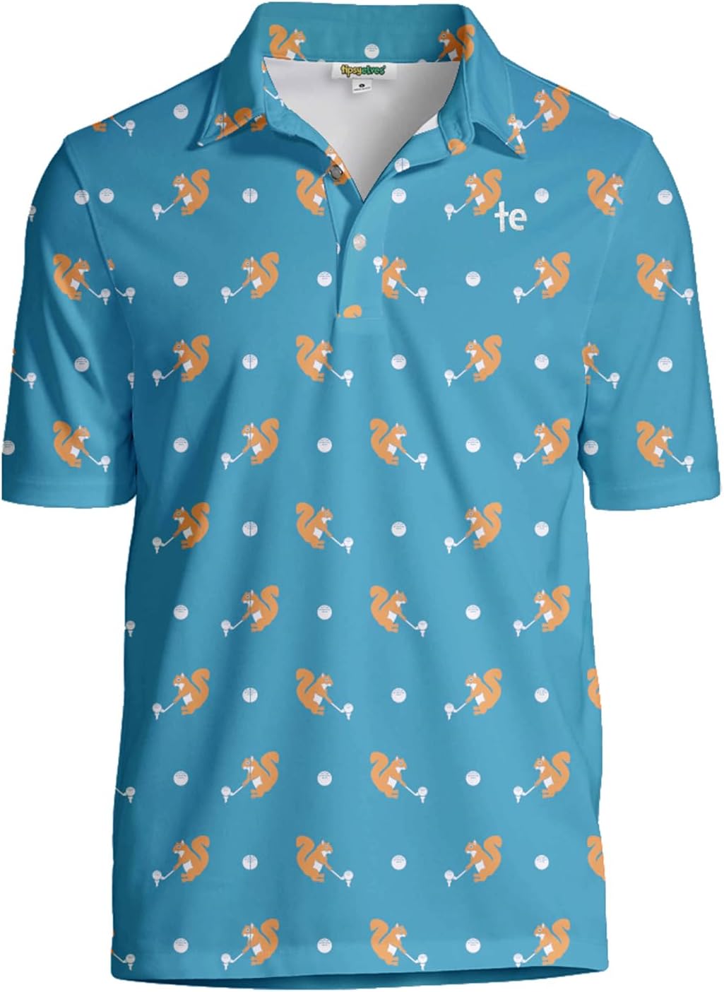 Tipsy Elves Mens Athletic Fit Polo for Ultimate Comfort