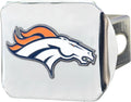 FANMATS NFL Unisex-Adult Chrome & Color Logo for Broncos Fans