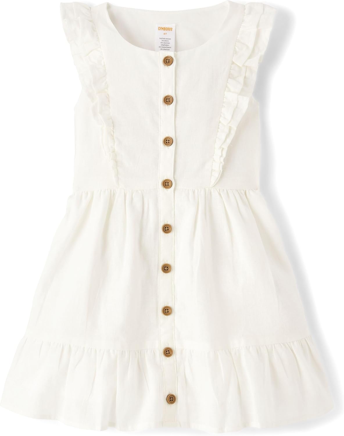 Gymboree Girls' and Toddler Linen Summer Dresses for Comfort