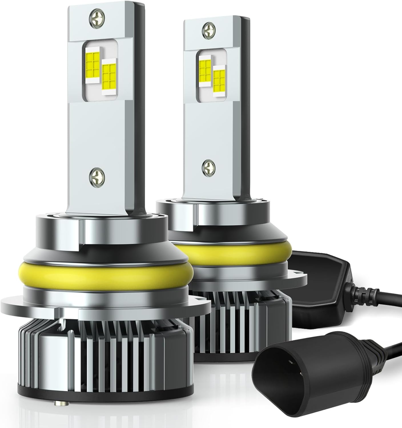 AUXITO 9007 Bulbs - 900% Brightness 6500K Cool White Upgrade