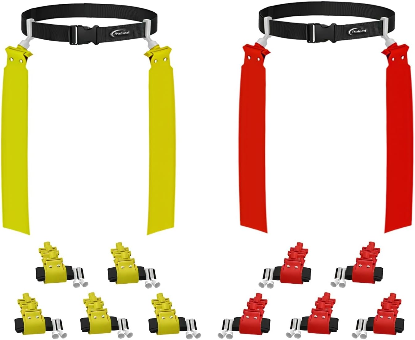 Trained 10 Man Flag Football Belts for Team Sports Training