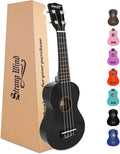 Strong Wind Soprano Ukulele 21 in - Warm Basswood Tone, Beginner Kit