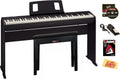 Roland FP-10 Digital Piano Black Bundle - Compact Hammer-Action