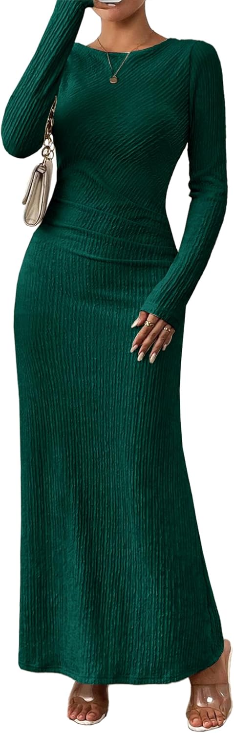 Stylish Long Sleeve Maxi Dress for Women 2025 by MITILLY
